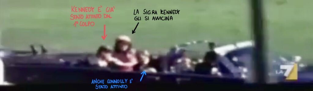 Kennedy è stato già attinto dal primo proiettile